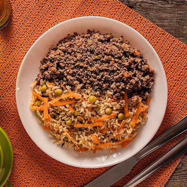 Patinho Moído com Arroz a Jardineira - 200gr