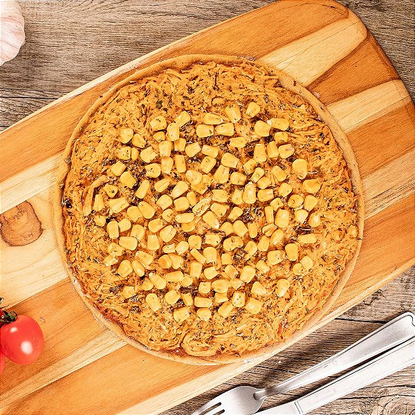 Pizza Integral de Frango Desfiado e Milho - 300gr