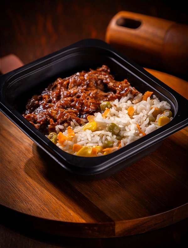 Costela Bovina ao Molho Barbecue com Arroz a Grega - 250gr