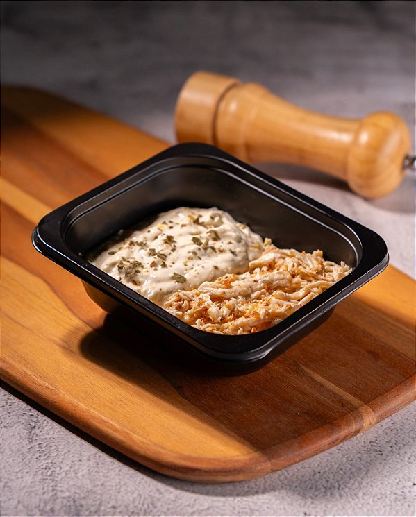 Frango Desfiado ao Alho Dourado com Creme de Milho (250gr)