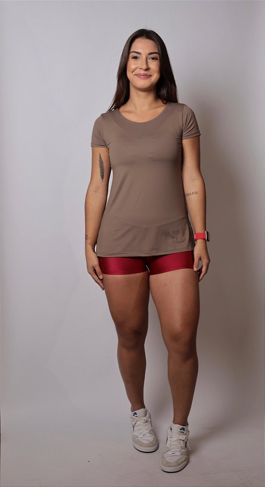 BLUSA CASTANHO COBRE BUMBUM