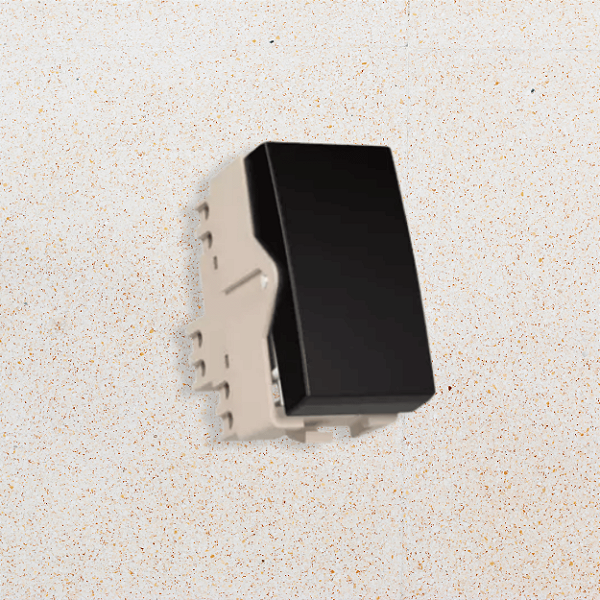 MÓDULO INTERRUPTOR PARALELO - PRETO FOSCO (EBONY) - SLEEK CLEAN