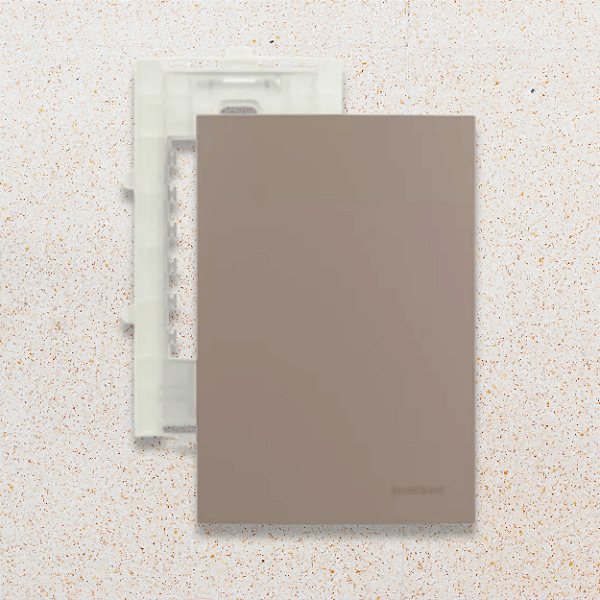 PLACA + SUPORTE  4X2 - CEGA - ARGILA - SLEEK COLORS