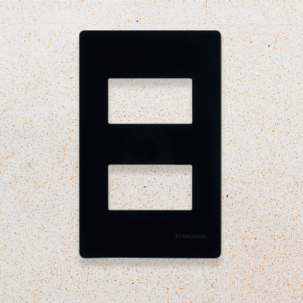 PLACA 4X2 - 2 POSTOS SEPARADOS - EBONY - INFINITI