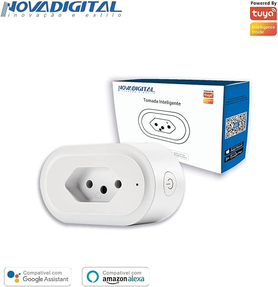 TOMADA INTELIGENTE WIFI - 16A - MONITORAMENTO DE ENERGIA