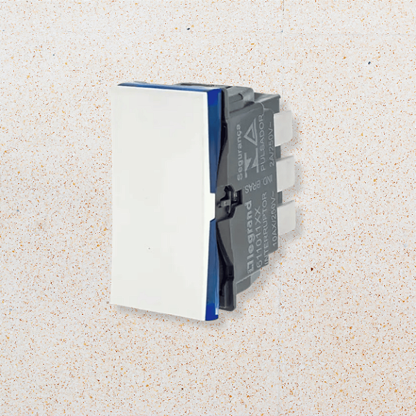 MÓDULO INTERRUPTOR PARALELO - B.AUTOMATICO - BRANCO - PIAL|Plus+
