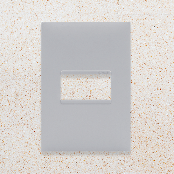PLACA - 4X2 - 1 POSTO - CINZA - PIAL|Plus+
