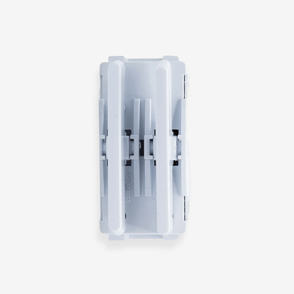 MÓDULO DUPLO - 1 INTERRUPTOR PARALELO + 1 INTERRUPTOR CEGO - BRANCO - NOVARA