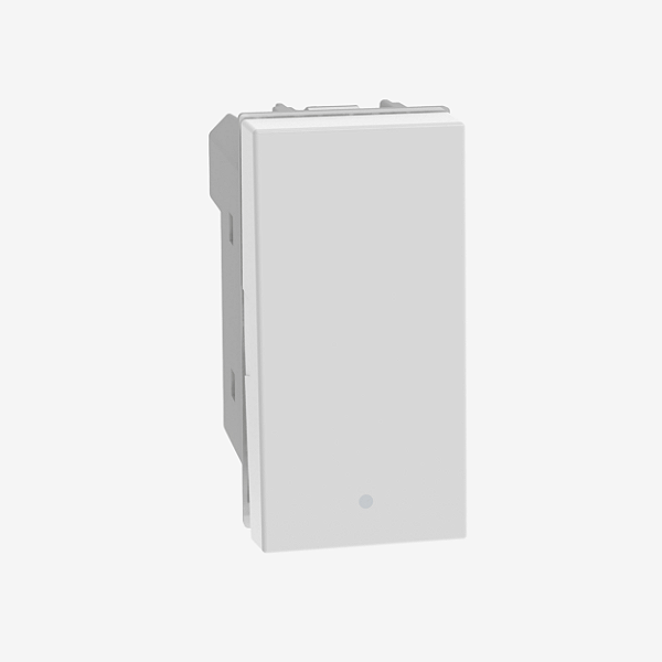 MÓDULO INTERRUPTOR SIMPLES -BRANCO - MATIX GO - JW4001