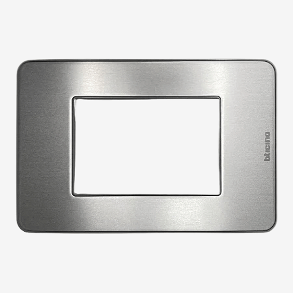 PLACA 4X2 - 3 POSTOS - ALUMÍNIO STEEL - MATIX GO - JA4804ATBR