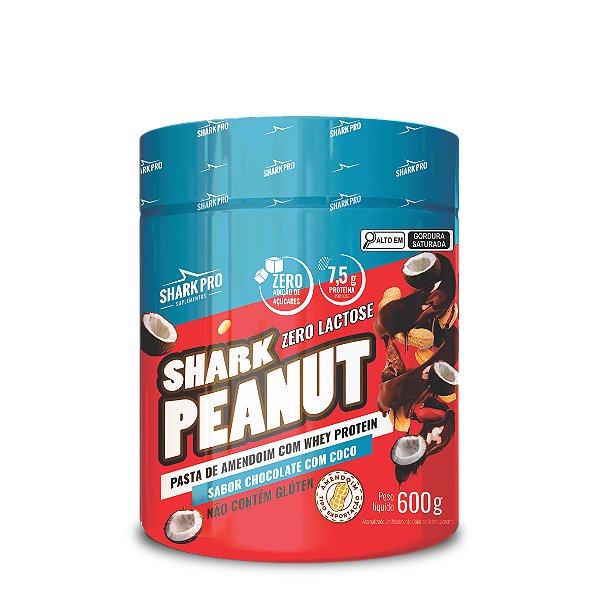 PASTA DE AMENDOIM GOURMET (COM WHEY) CHOCOLATE COM COCO 600G