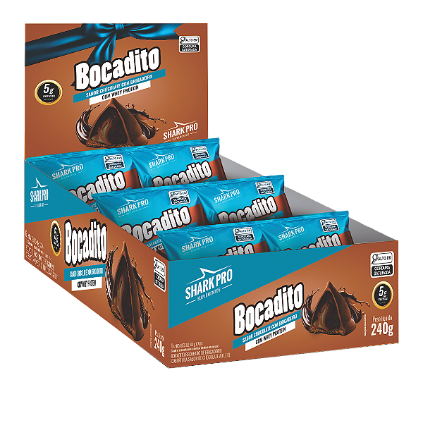 BOCADITO CHOCOLATE COM BRIGADEIRO (DISPLAY 6 UND.) - CX C/ 2