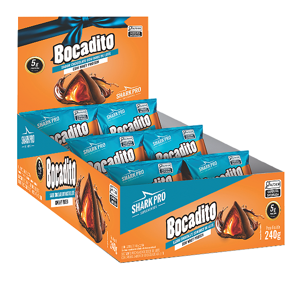 BOCADITO CHOCOLATE COM DOCE DE LEITE (DISPLAY 6 UND.) - CX C/ 2