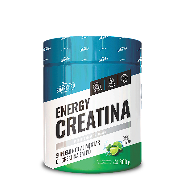CREATINA ENERGY 300G SABOR LIMÃO