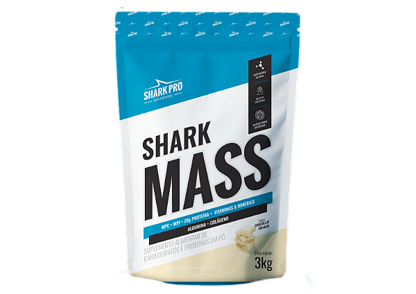 SHARK MASS POUCH 3KG - CHOCOLATE BRANCO