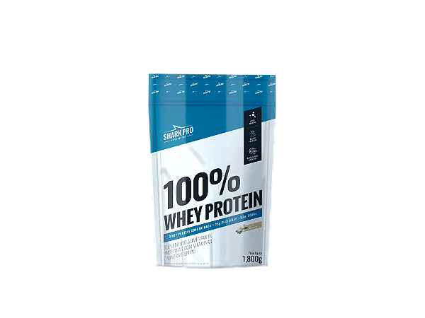100% WHEY PROTEIN - WPC WHEY PROTEIN POTE 1,8 KG SABOR BAUNILHA