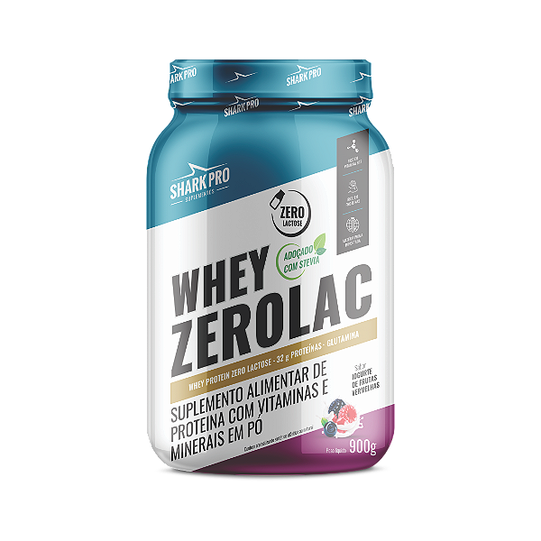100% WHEY ZEROLAC IOGURTE FRUTAS VERMELHAS 900G