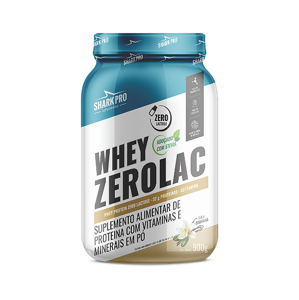 100% WHEY ZEROLAC BAUNILHA 900G
