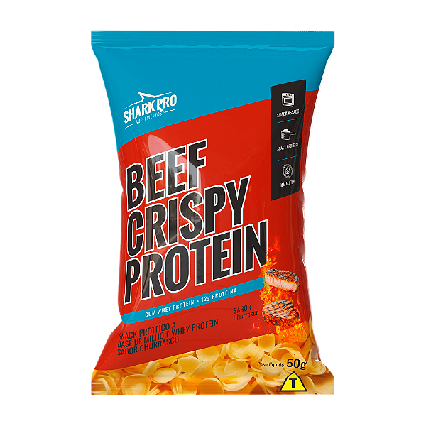 SNACK CRISP PROTEIN CAIXA COM 8 UNI