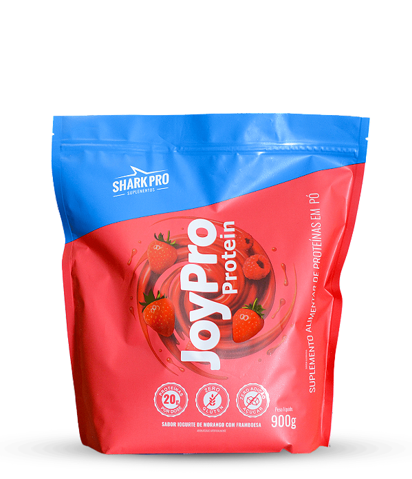 WHEY PROTEIN JOYPRO POUCH 900G - IOG DE MOR C/ FRAMB