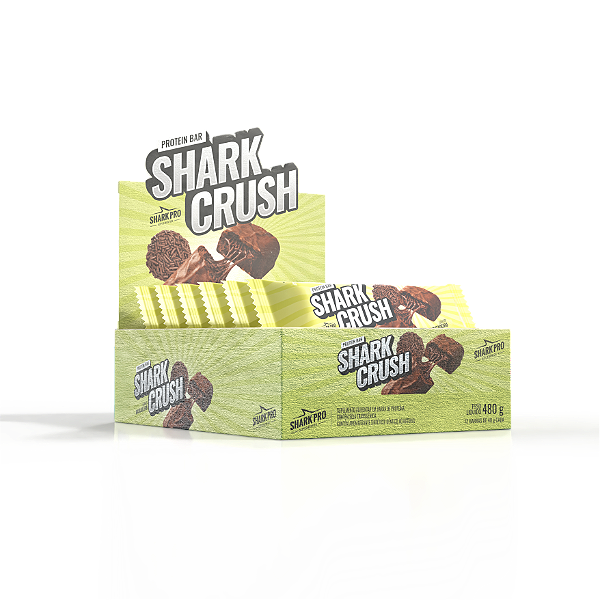 SHARK CRUSH 40GR - BRIGADEIRO - DISPLAY C/12
