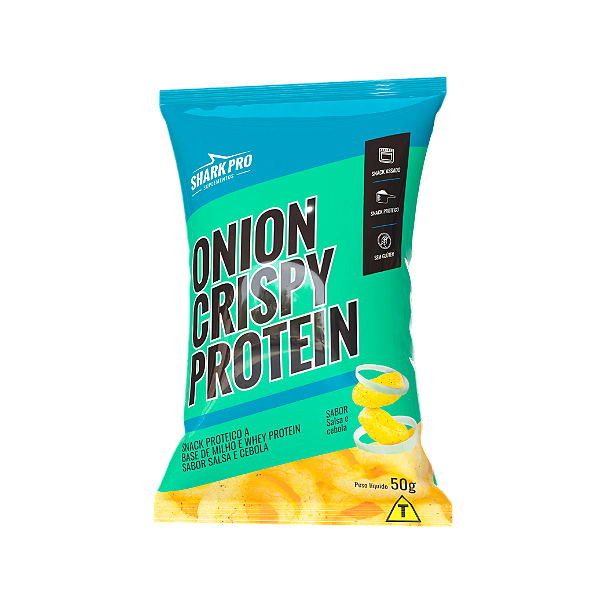SHARK PRO SNACK CRISPY PROTEIN CX / 10 UNI SALSA E CEBOLA