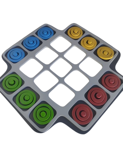 Jogo de Tabuleiro Otrio para até 4 jogadores