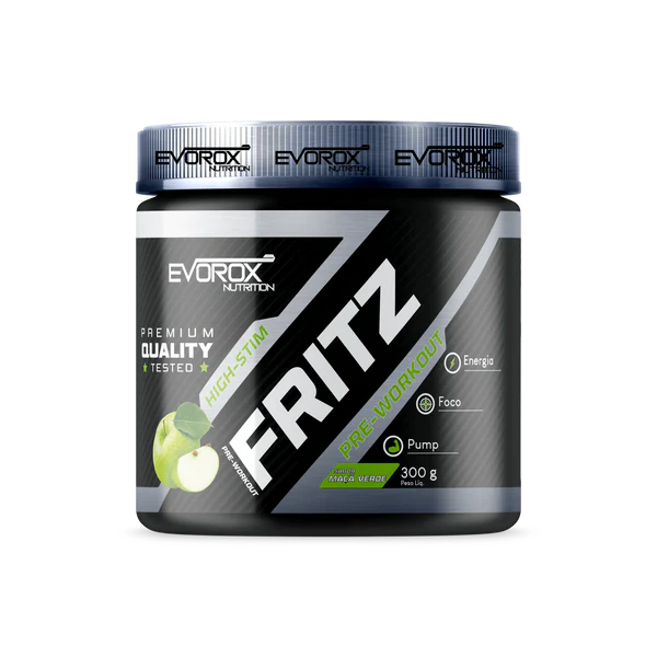 PRE TREINO FRITZ MAÇA VERDE EVOROX 300G