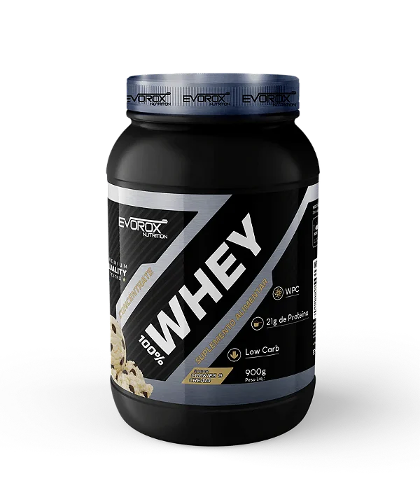 Whey 100% Evorox cookies 900g pote