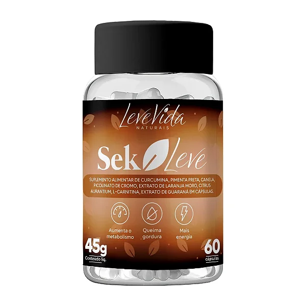 TERMOGENICO SEK LEV LEVE VIDA 60CAPS
