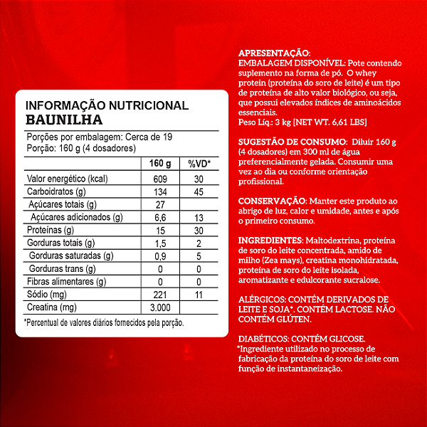 CREAMASS CHOCOLATE INTEGRAL MEDICA 3KG