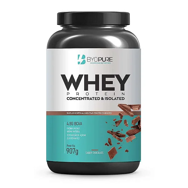WHEY CONCENTRATED & ISOLATED BYOPURE CHOCOLATE 907G
