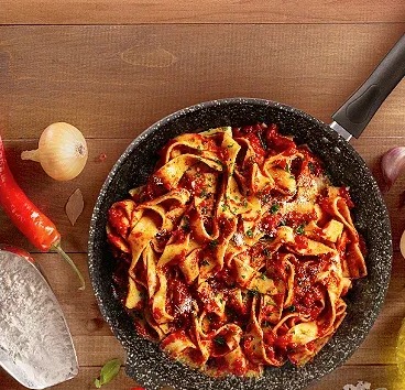 Frigideira Antiaderente 32cm Black c/ Tampa de Vidro