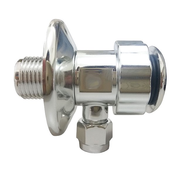 Conexão/Adaptador Para Mangueira De 3/8" (9,52mm) - Cromado