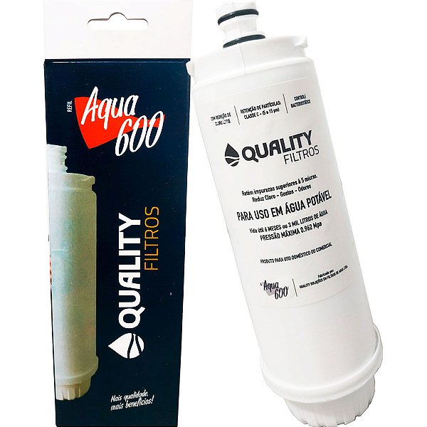 Filtro Refil Aqua Compatível Purificador Água IBBL Natural C+3 Immaginare FR600 Evolux DUE