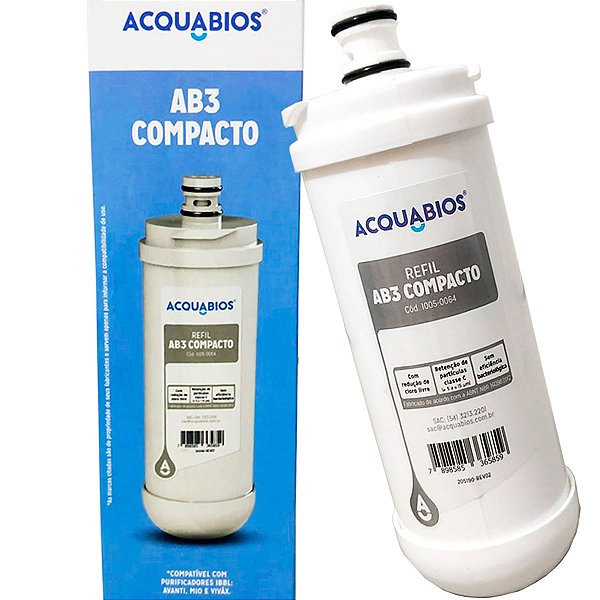 Filtro Refil Compatível Purificador IBBL Natural Mini Avanti Mio Vivax