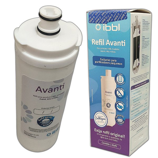 Refil Filtro Ibbl Avanti Mio Vivax Purificador Àgua Bebedouro Vela
