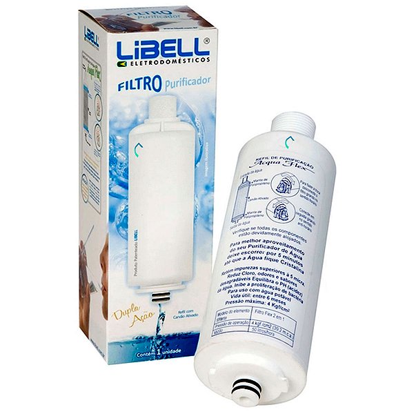 Refil Flex Libell Acqua Flex Filtro Vela Purificador De Água