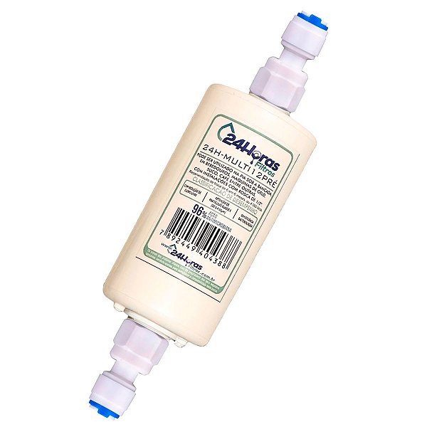 Refil Pré Filtro Compatível Purificador Água Soft Universal Mangueira 3/8"