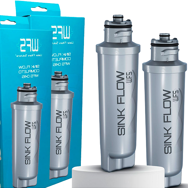 Kit 2 Filtro Refil SINK FLOW para Purificador De Água Universal Torneira Pia