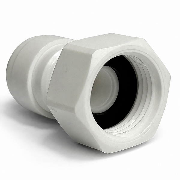 Conexão Reta Femea 3/8 Mangueira Purificador Compatível Soft Everest