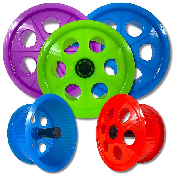 Carretilha De Pipa Plástico Reforçado 10 Polegadas 26cm GG