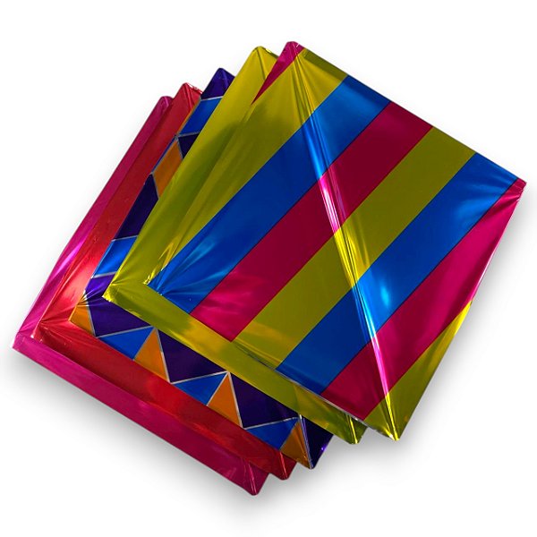 Pacote 20 Raia Flechinha Laminado Mistas 34x34 Bambu X Fibra