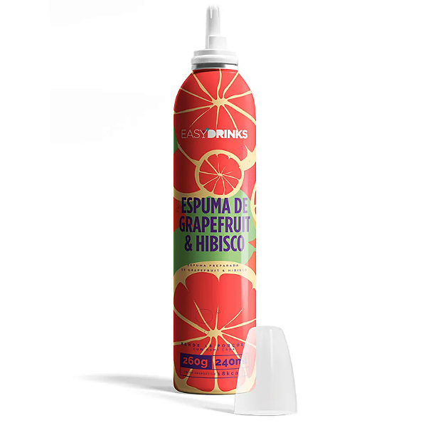 Espuma de Grapefruit & Hibisco 240ml | Mix Pronto – Exótica e Floral