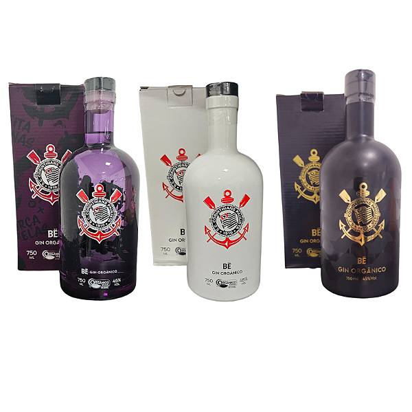 Gin BË Corinthians Orgânico 750ml 45% | Gin Premium Premiado