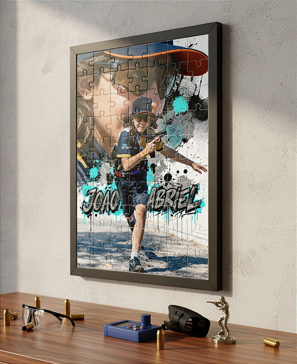 Quadro Quebra-Cabeça Decorativo