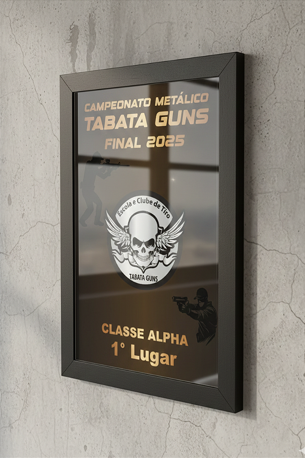 Quadro Premiação Tabata Guns