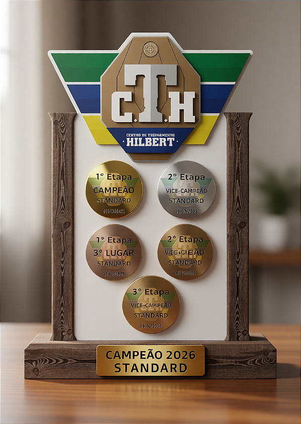 Trofeu Premiação 2026 CTH