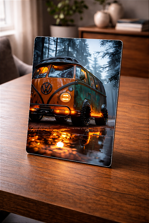 Placa Decorativa Personalizada em Metal 28x20cm | Arte Premium | CDC Laser