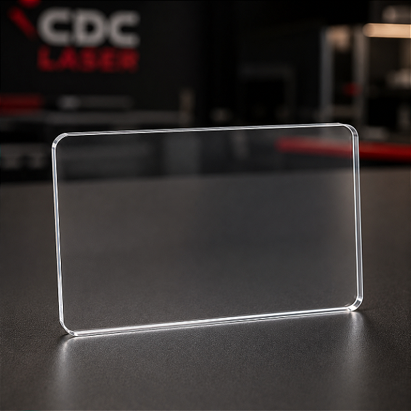 Chapa de Acrílico Cristal 3mm 200x150mm – Corte a Laser
